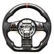 REAL CARBON FIBER Steering Wheel FOR NISSAN 350Z ORANGE LINE With BLACK LEATHER