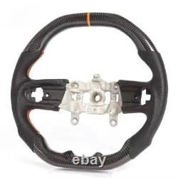 REAL Carbon Fiber D-Shaped Steering Wheel For 2018+ JEEP WRANGLER JL GLADIATOR