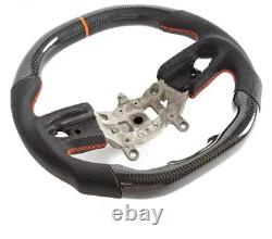 REAL Carbon Fiber D-Shaped Steering Wheel For 2018+ JEEP WRANGLER JL GLADIATOR