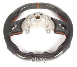 REAL Carbon Fiber D-Shaped Steering Wheel For 2018+ JEEP WRANGLER JL GLADIATOR