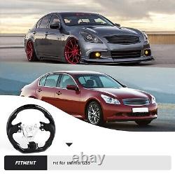 REAL Carbon Fiber LED Steering Wheel for INFINITI G35 2003-2007