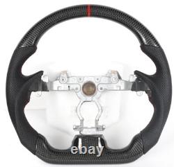 REAL Carbon Fiber Steering Wheel For 2007-2013 Infiniti G37 G37X QX G25