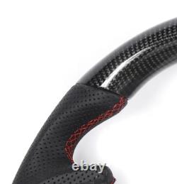 REAL Carbon Fiber Steering Wheel For 2007-2013 Infiniti G37 G37X QX G25