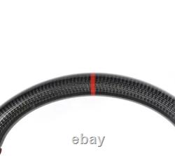 REAL Carbon Fiber Steering Wheel For 2007-2013 Infiniti G37 G37X QX G25