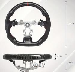 REAL Carbon Fiber Steering Wheel For 2007-2013 Infiniti G37 G37X QX G25