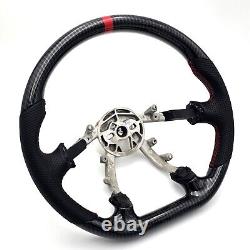 REVESOL HYDRO DIP Carbon Fiber RED Steering Wheel for 1997-2004 Corvette C5 Z06