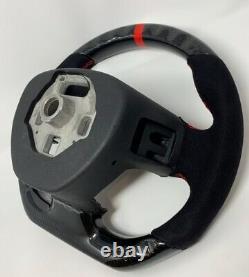 REVESOL Hydro Carbon Fiber Alcantara Steering Wheel For 14-19 Chevy Corvette C7