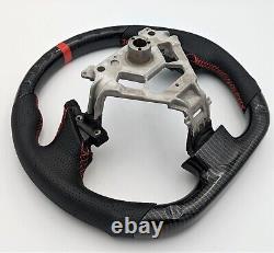 REVESOL Hydro-Dip Carbon Fiber Black Steering Wheel for 2003-2007 INFINITI G35