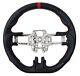 REVESOL Hydro-Dip Carbon Fiber Black Steering Wheel for 2018+ FORD MUSTANG GT