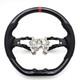 REVESOL Hydro-Dip Carbon Fiber Steering Wheel Red Ring for 2023+ Honda CR-V HR-V