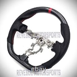 REVESOL Hydro-Dip Carbon Fiber Steering Wheel for INFINITI FX35 FX37 FX50 QX70