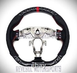 REVESOL Hydro-Dip Carbon Fiber Steering Wheel for INFINITI FX35 FX37 FX50 QX70