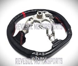 REVESOL Hydro-Dip Carbon Fiber Steering Wheel for INFINITI FX35 FX37 FX50 QX70