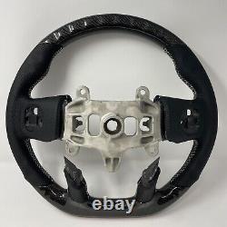 REVESOL REAL Carbon Fiber Silver stitch Steering Wheel for 2019-2023 Dodge Ram