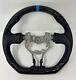 REVESOL Real Carbon Fiber BLUE Steering Wheel for 2013-2016 SCION FR-S BRZ