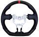 REVESOL Real Carbon Fiber Black Steering Wheel for 2013-2016 SCION FR-S BRZ