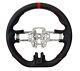 REVESOL Real Carbon Fiber Black Steering Wheel for 2018-2021 FORD MUSTANG GT