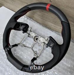 REVESOL Real Carbon Fiber -MATTE- Steering Wheel for 14-20 Toyota TUNDRA TACOMA
