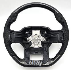 REVESOL Real Carbon Fiber Steering Wheel for 2021+ Ford F150 XL XLT LIMITED NEW