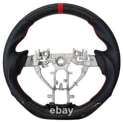 REVESOL Sports Leather Steering Wheel for 2013-2018 NISSAN ALTIMA -CARBON FIBER