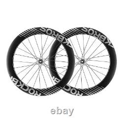 ROCKBROS Road Bicycle Carbon Fiber Wheelsets 700c Disc Rim 38/65mm 1.6-1.7kg