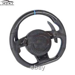 Racing ECR Carbon Fiber Steering Wheel With Middle Cover For Audi