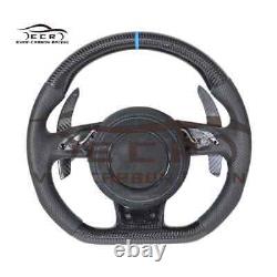 Racing ECR Carbon Fiber Steering Wheel With Middle Cover For Audi