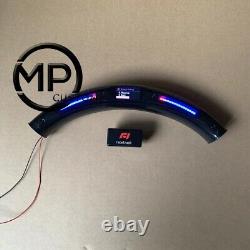 Racing F1 LED On the Top with the OBD Carbon fiber Steering Wheel Accessories