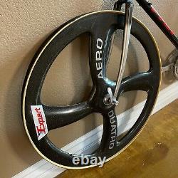 Rare Aero Quattro Carbon Fiber Quad Spoke 600C Wheel TT / LoPro / Pursuit