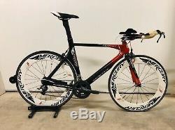 Rare Mercury Trident Tri Time Trial 56cm 90mm Carbon wheels Ultegra Dura Ace Mix