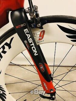 Rare Mercury Trident Tri Time Trial 56cm 90mm Carbon wheels Ultegra Dura Ace Mix