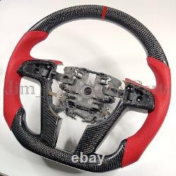 RealCarbon Fibre Steering Wheel with Red perforat For Holden HSV Pontiac G8