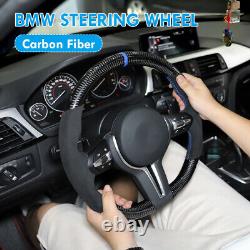 Real Carbon Fiber Alcantara Steering Wheel Skeleton for BMW F10 F30 M Perfomance