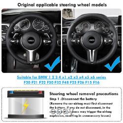 Real Carbon Fiber Alcantara Steering Wheel Skeleton for BMW F10 F30 M Perfomance