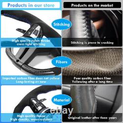 Real Carbon Fiber Alcantara Steering Wheel Skeleton for BMW F10 F30 M Perfomance