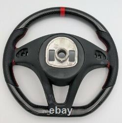 Real Carbon Fiber Black Steering Wheel for 2015-2018 Mercedes W205 C300 GLA250