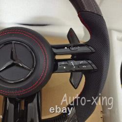 Real Carbon Fiber Custom Steering Wheel For Mercedes-Benz AMG New Upgrade 2013+