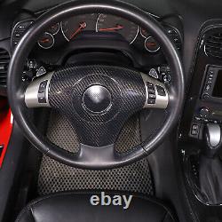 Real Carbon Fiber Full Interior Set Decor Cover Trim Kit for Corvette C6 2005-13