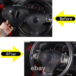 Real Carbon Fiber Full Interior Set Decor Cover Trim Kit for Corvette C6 2005-13