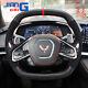 Real Carbon Fiber HEATED Alcantara Steering Wheel Fits 2020+ Corvette C8