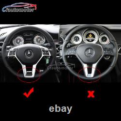 Real Carbon Fiber LED Sport Steering Wheel for Mercedes Benz W176 W204 W212 CLA