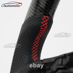 Real Carbon Fiber LED Sport Steering Wheel for Mercedes Benz W176 W204 W212 CLA