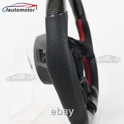 Real Carbon Fiber LED Sport Steering Wheel for Mercedes Benz W176 W204 W212 CLA