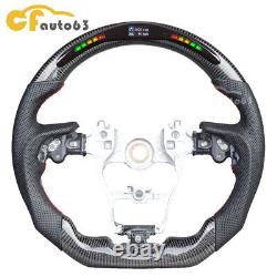 Real Carbon Fiber LED Steering Wheel Fit 20-23 Toyota Highlander No Heated