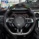 Real Carbon Fiber LED Steering Wheel Fit Ford Mustang GT NO Heated 2018-2023