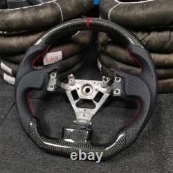Real Carbon Fiber Perforated Leather Steering Wheel Fit 2004-2007 Infiniti G35