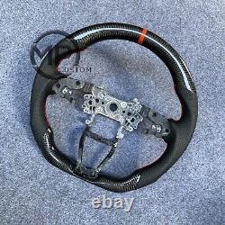 Real Carbon Fiber Perforated Steering Wheel Fit 10th gen Honda accord 2018-2023