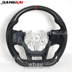 Real Carbon Fiber Perforated Steering Wheel Fit for 2021+ Ford Bronco with Heat