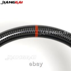 Real Carbon Fiber Perforated Steering Wheel Fit for 2021+ Ford Bronco with Heat