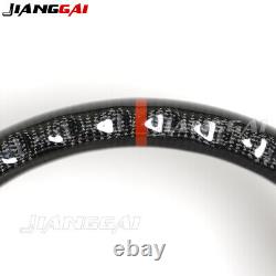 Real Carbon Fiber Perforated Steering Wheel Fit for 2021+ Ford Bronco with Heat